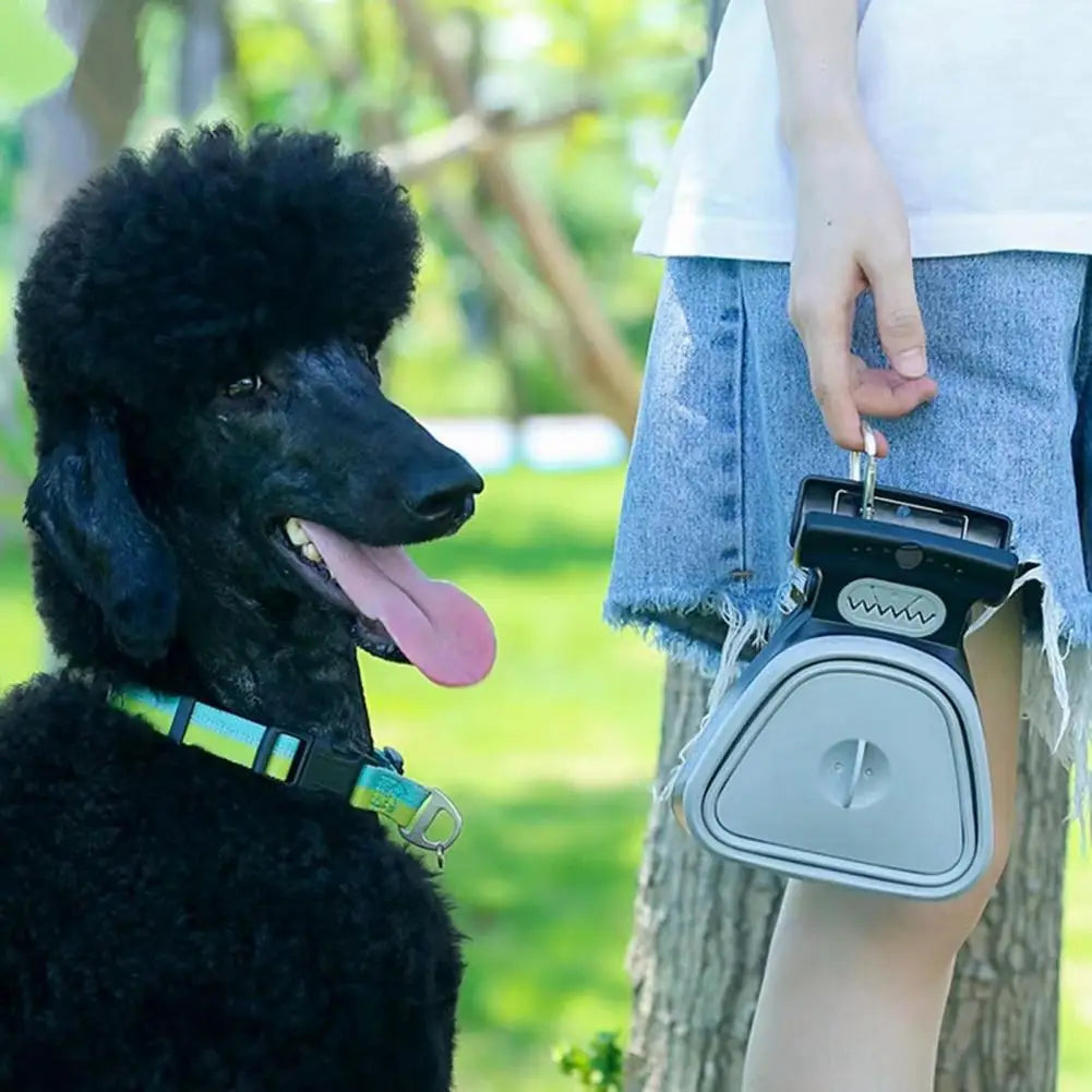 Foldable Dog Pooper Scooper Pet Travel Waste Litter Disposal Picker Shovel with Decomposable Bags Poop Scoop Pick up Cleaner