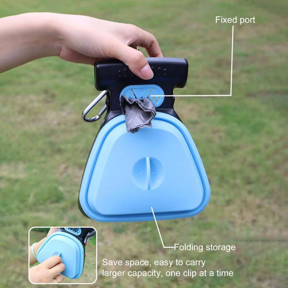Scoopido: Foldable Pet Pooper Scooper with Decomposable Bags