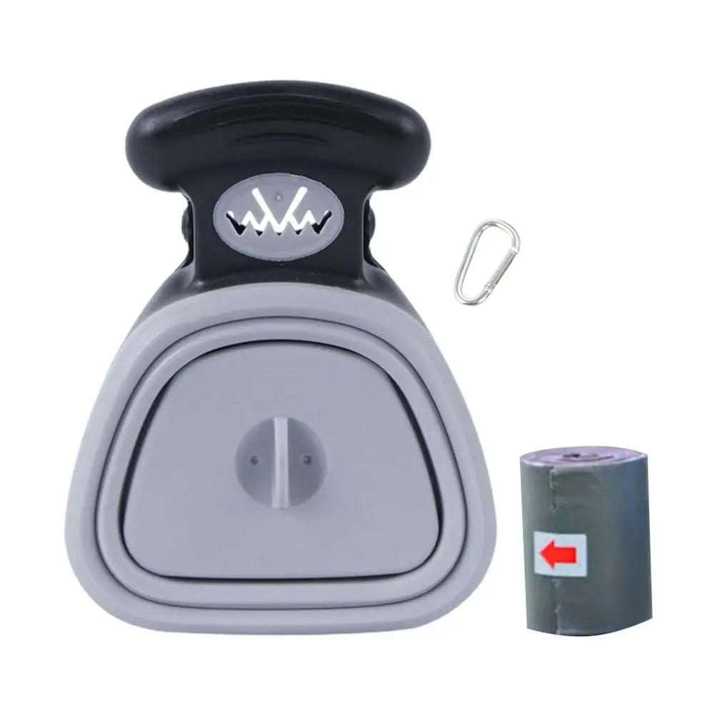 Foldable Dog Pooper Scooper Pet Travel Waste Litter Disposal Picker Shovel with Decomposable Bags Poop Scoop Pick up Cleaner